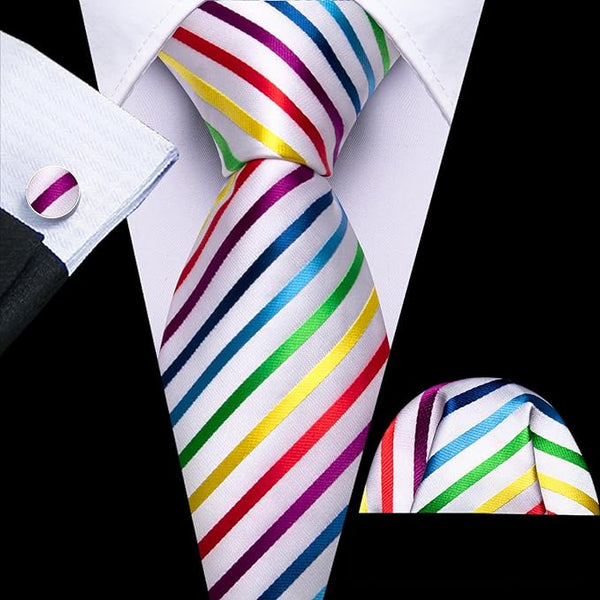 ambesonne multicolor modern men's tie