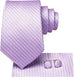 Violet Wedding Prom Necktie Set-LBWH1455