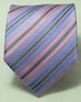Purple, Pink and Brown Stripe Necktie Set JPM13E