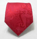 Red Paisley Wedding Tie Set JPM18104