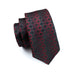 Black,Gray and Red Tie Set LBW584