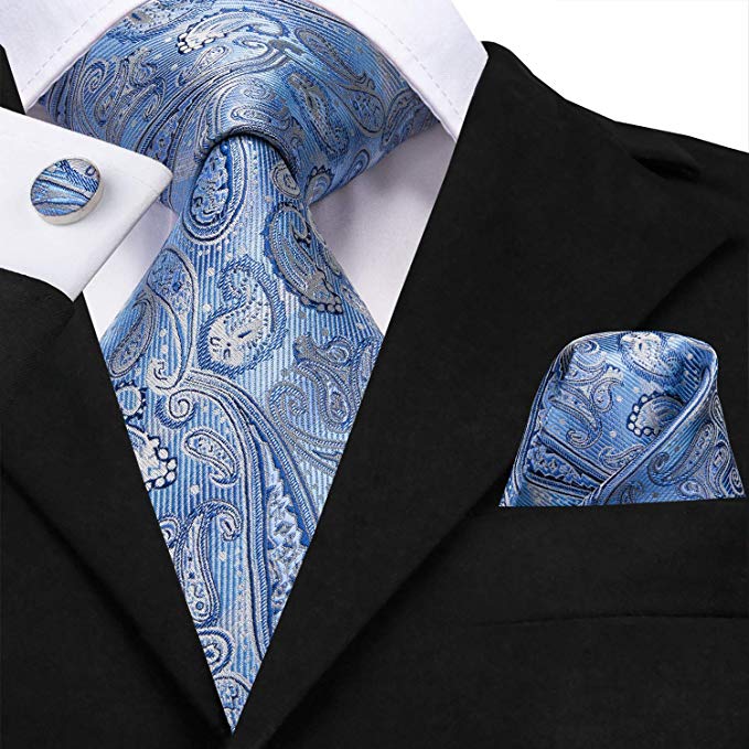 Combo Pack 3 / 3pc paisley Tie Set-CBP100