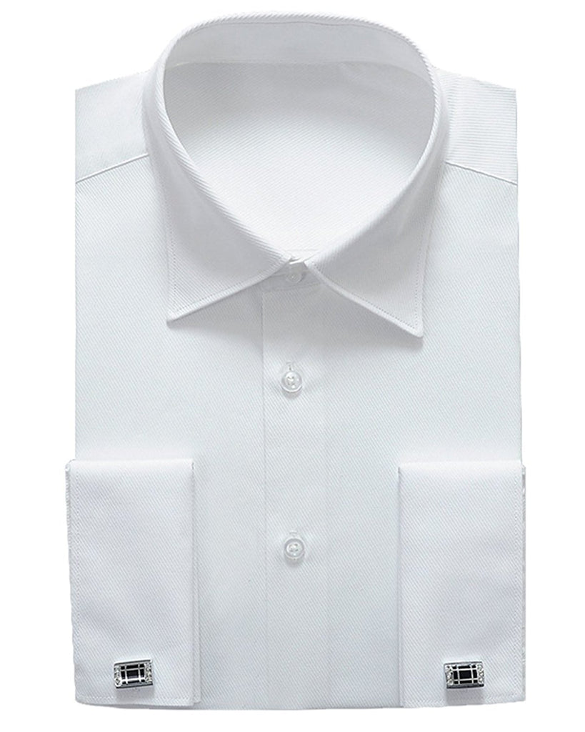 White French Cuff Dress Shirt FCDS65 | Toramon Necktie Company White French Cuff Dress Shirt FCDS65 | Toramon Necktie Company