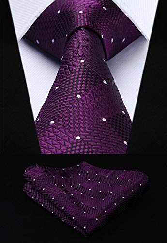 Purple Silk Necktie HDN503