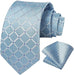 Light Blue Necktie Set-HDN541
