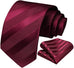 Maroon Necktie Set -HDN550