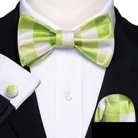 Light Green Bow Tie Set-BTSYO516