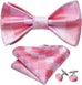Pink and White Bow Tie Set-BTSYO518
