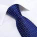 Blue Dot Silk Necktie Set-DBG1408