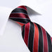 Black Red Burgundy Necktie Set-DBG1417