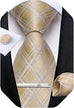 Champagne Gold Wedding Necktie Set-DBG1563