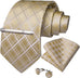Champagne Gold Wedding Necktie Set-DBG1563
