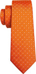Orange S Silk Necktie Set-LBW1351