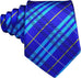 Blue and Yellow Silk Necktie Set-LBW1359
