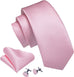Pink Polka Dot Necktie Set-LBW1364