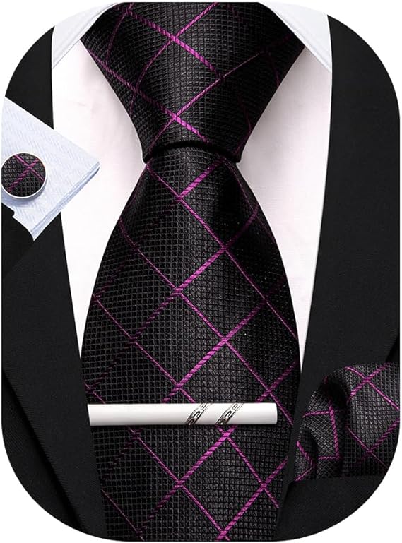 Mens Extra Long Tie Paisley Pattern Necktie Gift Box (63'' XL) Ivory
