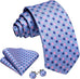 Light Blue and Pink Necktie Set-LBW1550