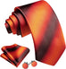 Burnt Orange Necktie Set-LBW1786