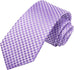 Lavender Wedding Silk Necktie Set-LBWH1449