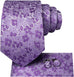 Extra Long Lavender Necktie Set-LBWH1802