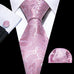 Light Pink Wedding or Prom Necktie Set-LBWY1321