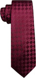 Maroon Necktie Set-LBWY1410