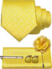 Yellow Necktie Set-MGN294