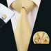 Light Yellow Necktie Set LBW1540