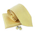 Yellow and White Necktie Set JPM1830A
