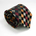 Checked Orange,Brown Black Necktie Set  JPM18458