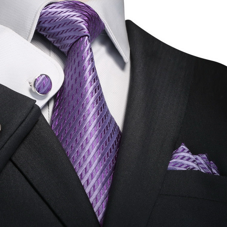 Light Purple Silk Necktie Set JPM18645 - Toramon Necktie Company