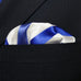 Blue White Stripe Necktie Set JPM1891A