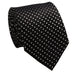 Black and White Silk Necktie Set JPM18A74 - Toramon Necktie Company