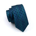 Dark Blue and Teal Necktie Set LBW534