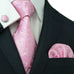 Pink Paisley Necktie Set JPM1862C