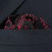 Black and Red Paisley Necktie Set JPM18660