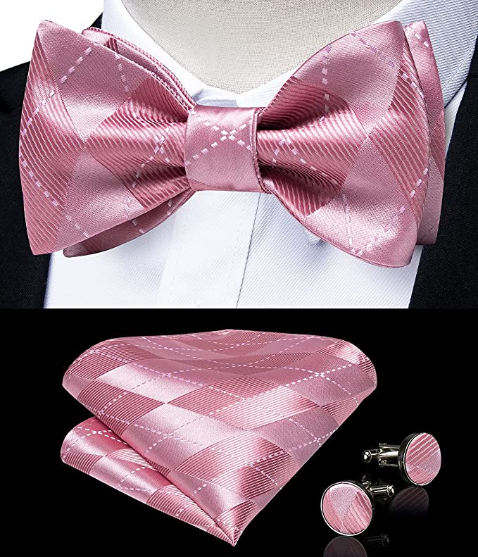 Pink Bow Tie Set-BTS481