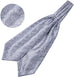 Grey Paisley Cravat Tie Set-CBW105