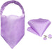 Lavender Cravat Silk Necktie Set-CBW118