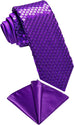 New Purple Sequence Necktie Set-DBG1052