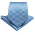 Lt. Blue Silk Necktie Set -DBG314