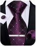 Purple Necktie Set-DBG699