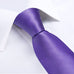 New Lavender Purple Silk Necktie Set-DBG950