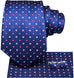 Blue Red White Necktie Set-DUB588