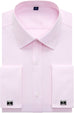 Pink French Cuff Dress Shirt-FCDS74
