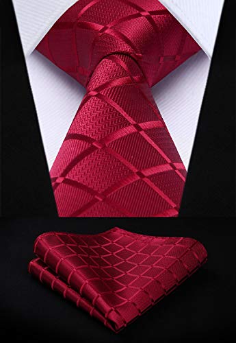 Maroon Silk Necktie Set HDN5099