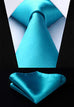 Aqua Wedding Necktie Set HDN515