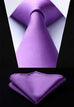 Violet Wedding Necktie Set HDN518