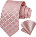 Blush Necktie Set-HDN542