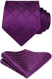 Purple Necktie Set-HDN545